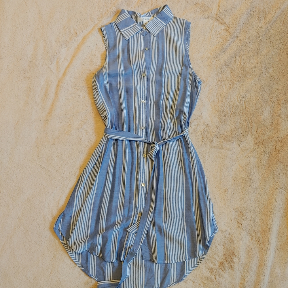 Active USA sleeveless shirt dress